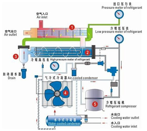 冷冻干燥器原理图